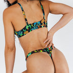 Shinesty The Super Shroom neon mushrooms MicroModal thong – funny neon novelty underwear