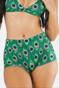 Shinesty The Fancy Feather peacock modal boyshort underwear – bold novelty