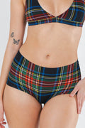 Shinesty The Cappuccino holiday tartan plaid seamless boyshort – festive novelty underwear