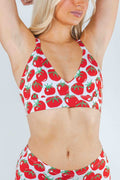 Shinesty The Roma tomato Boob Hammock plunge bralette – funny garden tomato novelty bralette