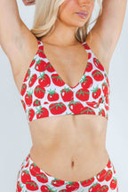 Shinesty The Roma tomato Boob Hammock plunge bralette – funny garden tomato novelty bralette