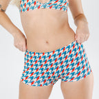 Shinesty The Swanky retro houndstooth modal boyshort underwear – bold patterned novelty