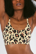 Shinesty The Primal Passion naughty cheetah Boob Hammock scoop bralette – animal print
