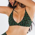Shinesty The Kiss Me There mistletoe Boob Hammock triangle bralette – Christmas novelty bralette