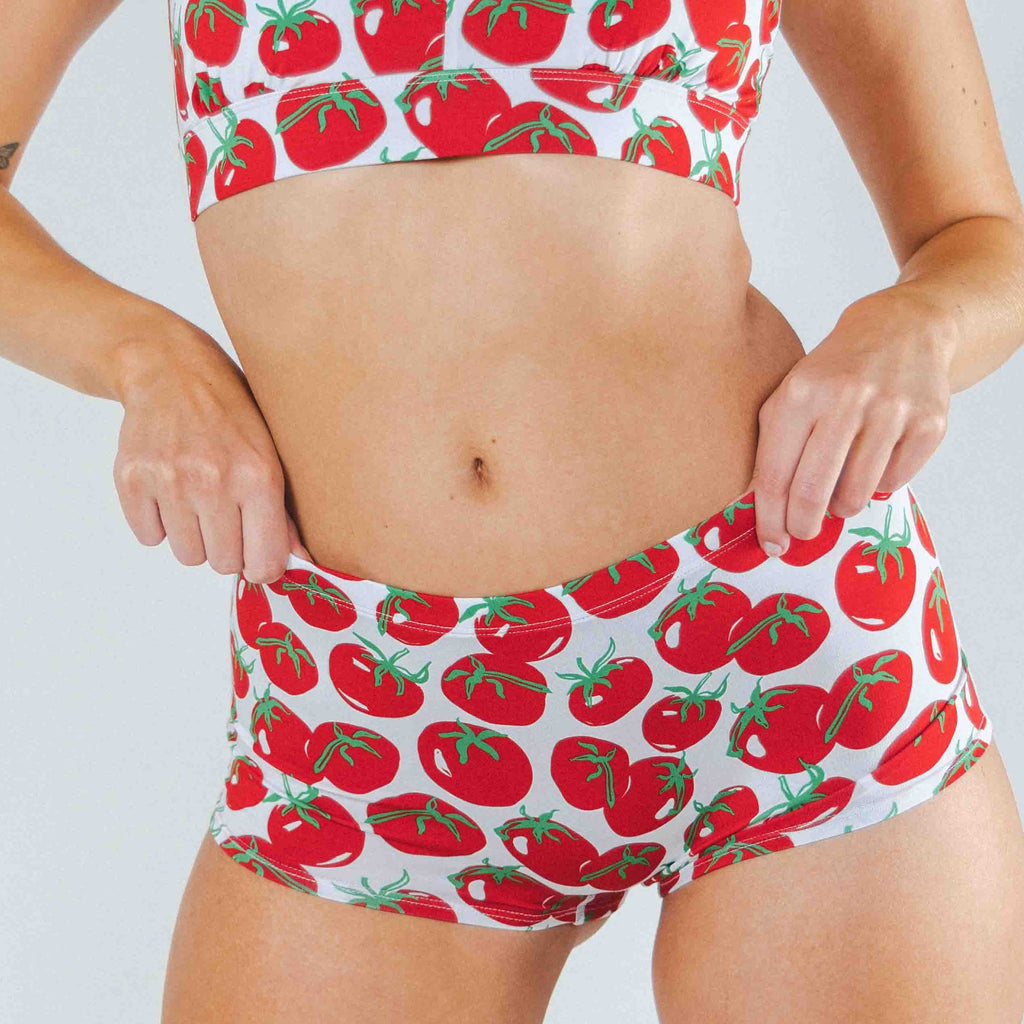 Shinesty The Roma tomato modal boyshort underwear – funny garden novelty underwear