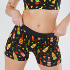 Shinesty The Gotcha Sriracha hot sauce women's boxers – funny food novelty lounge
