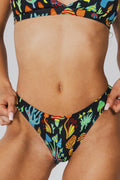 Shinesty The Super Shroom neon mushrooms modal bikini underwear – funny neon novelty