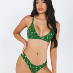 Shinesty The Champagne Showers New Years Boob Hammock triangle bralette – NYE novelty bralette