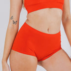 Shinesty The Maraschino flame scarlet red modal boyshort underwear – bold red tonal