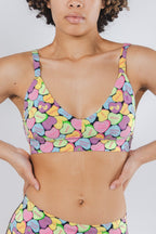 Shinesty The Candy Crush candy hearts Boob Hammock plunge bralette – Valentine's novelty