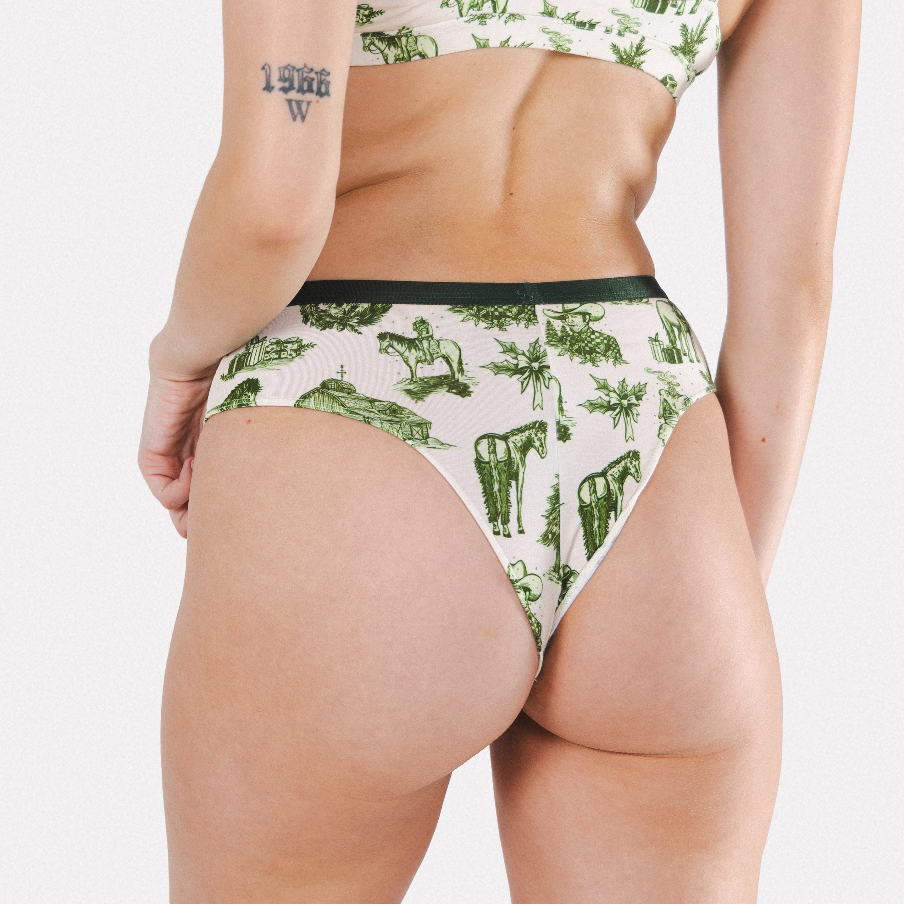 Shinesty The Western Wonderland western toile cheeky underwear – funny holiday novelty
