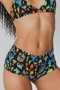 Shinesty The Super Shroom neon mushrooms seamless boyshort – funny neon novelty underwear