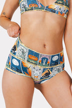 Shinesty The Taboo tarot cards seamless boyshort – mysterious novelty women's underwear