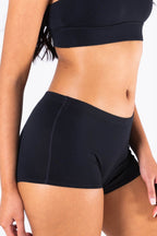 Shinesty The Threat Level Midnight solid black modal boyshort – classic everyday underwear