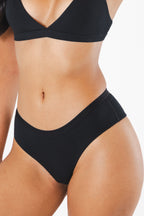 Shinesty The Threat Level Midnight solid black modal cheeky underwear – classic black