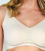 The Only Bra V-Neck Lift Bra cup detail on a white background.