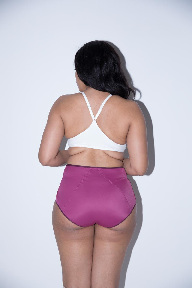 Dear Kate Nellie Brief Full worn on model, alternate lifestyle view on a white background.