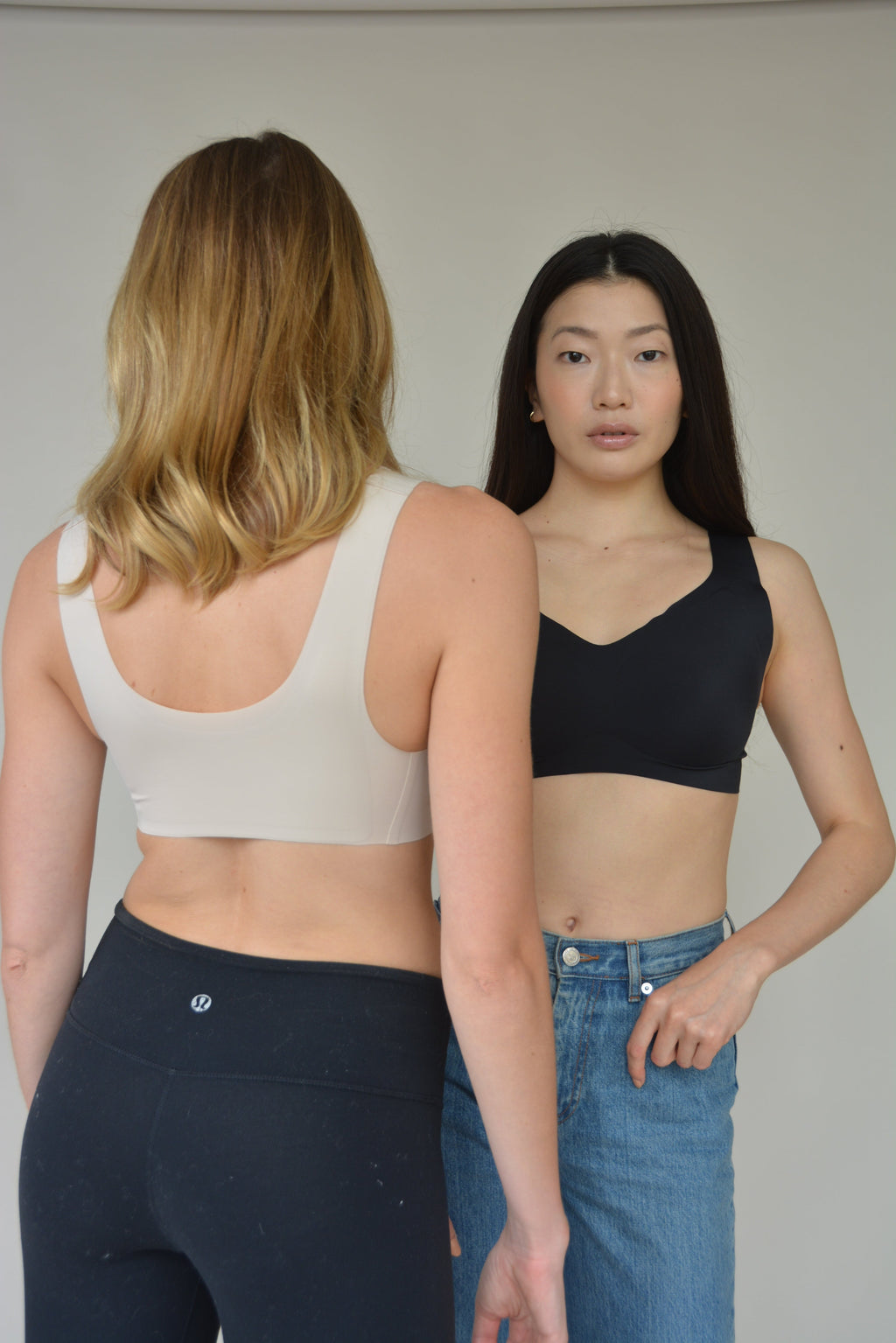 The Only Bra V-Neck Lift Bra worn on model, alternate lifestyle view.