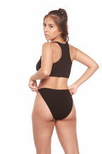 Spun Bamboo PantyBoo Women's Bikini Underwear, flat lay showing multiple colors on a white background.