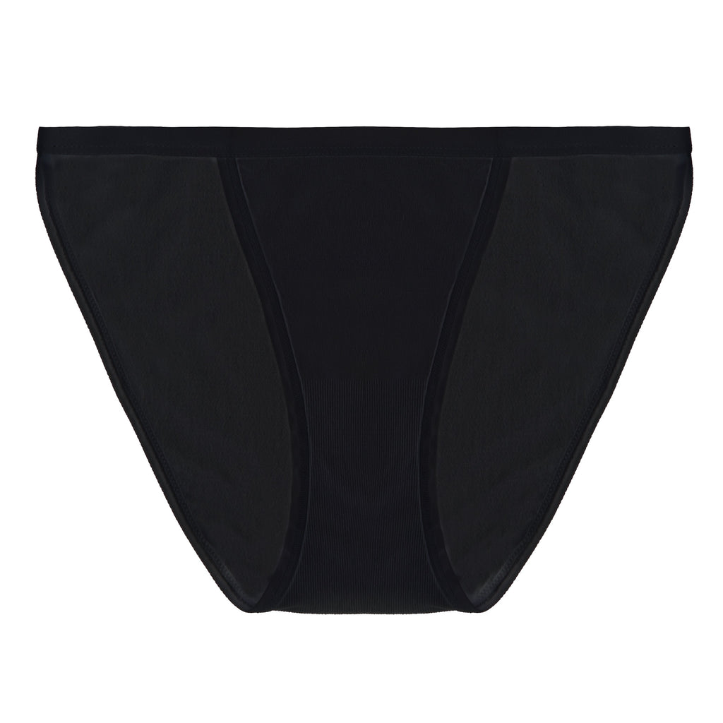 Spun Bamboo PantyBoo Women's Bikini Underwear, back view on a white background.