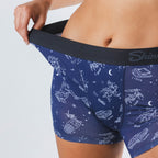 Shinesty The Astrology Major glow-in-the-dark zodiac signs women's boxers – astrology novelty